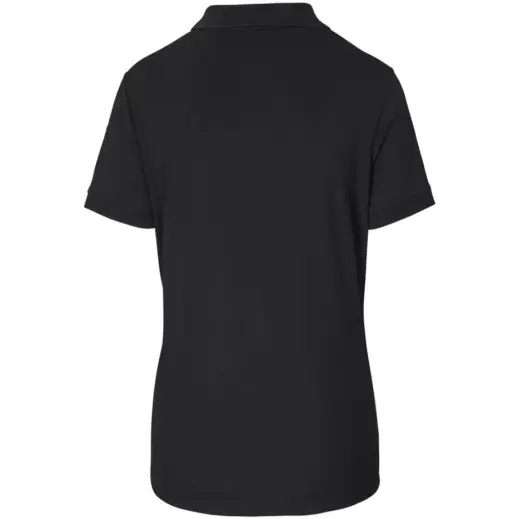 Ladies Okiyo Shizen Eco Golf Shirt Black Back
